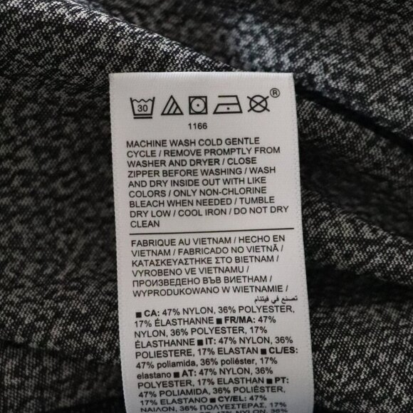 Athleta Women's Black/White Sz XL Delancey Moto Pull-On Stretch Pants - Picture 12 of 13